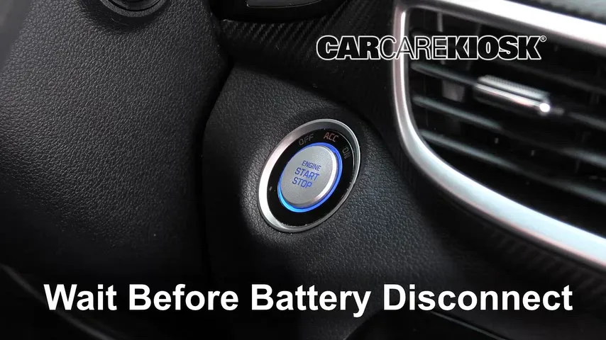 2019 Hyundai Tucson Limited 2.4L 4 Cyl. Battery Replace